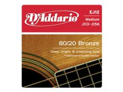 D'Addario 80/20 Bronze 13-56 Medium - EJ12