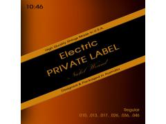 Private Label Electric Nickel Wound 10-46 Regular Light
