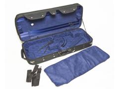 Violin and Viola Case Woodshell Deluxe Blue Interior