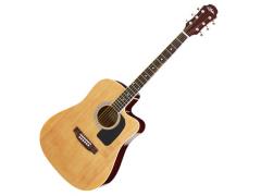 Aria Acoustic Cutaway with Pickup Natural