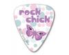 Rock Chick Guitar Picks - Rock Chick with Butterfly