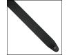 Colonial Leather Basic 2.5" Guitar Strap - Black Extra Long