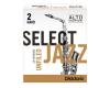 Rico Select Jazz Unfiled Alto Saxophone Box of 10 Reeds
