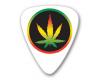 Themed Series Reggae Guitar Picks - Rainbow Pot Leaf