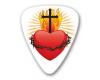 Themed Series Christian Guitar Picks - Heart & Cross