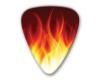 Themed Series Flame Guitar Picks - Realistic Flame
