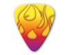 Themed Series Flame Guitar Picks - Yellow Flame