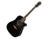 Aria Acoustic Cutaway with Pickup Black