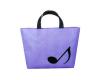 Music Carry Bag Short Purple with Quaver