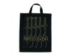 Music Shopping Bag - Black with Gold Violins