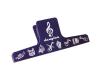 Music Paper Clip Large Purple with Instruments