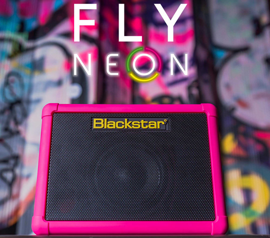 Blackstar Fly 3 Mini Guitar Amp in Neon Pink Intro