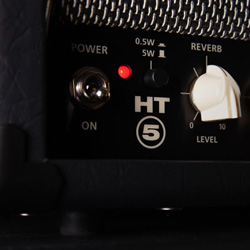 Simply switch down to 0.5 Watts at the push of a button without any loss of tone.