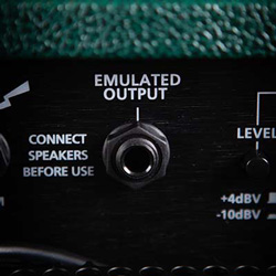 Post power stage speaker emulated output