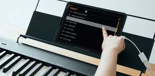 Casio CDPS110 free Chordana Play for Piano App.