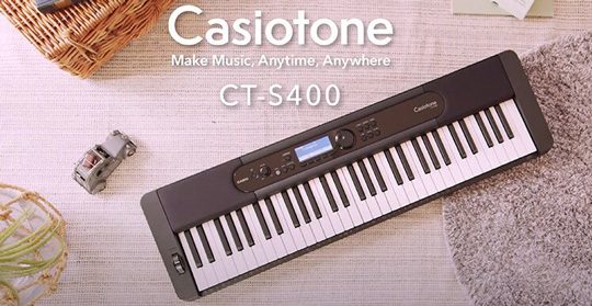 Casio CT-S400 Banner