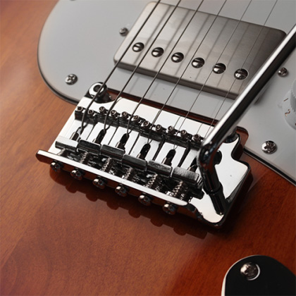 Cort G260CS Steel Bent Saddles on 2 Point Tremolo Unit