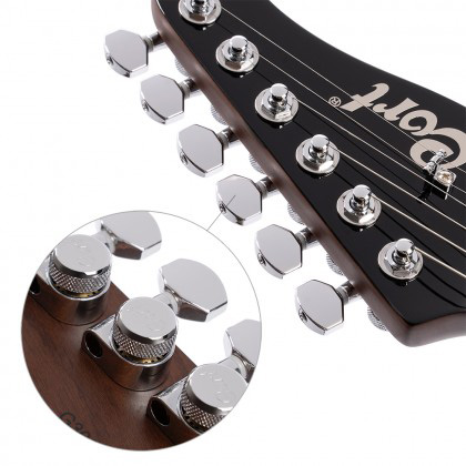 Cort G300 Pro Staggered Locking Tuners