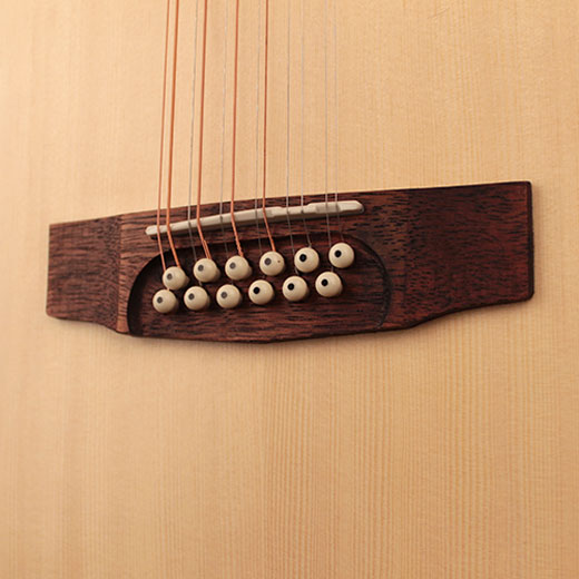 Cort GA-MEDX-12 12 String Scooped Bridge