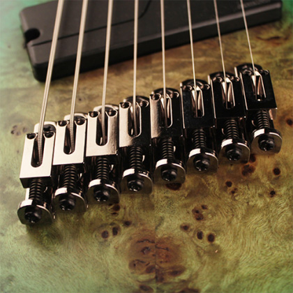 Cort KX508MS Individual Hardtail Bridge with String-Thru Body