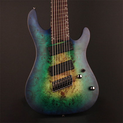 Cort KX508MS 8 String Electric Poplar Burl Top