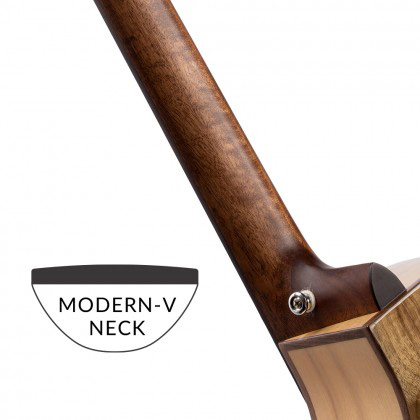 Cort SFX-Myrtlewood Modern V Shape Neck Profile
