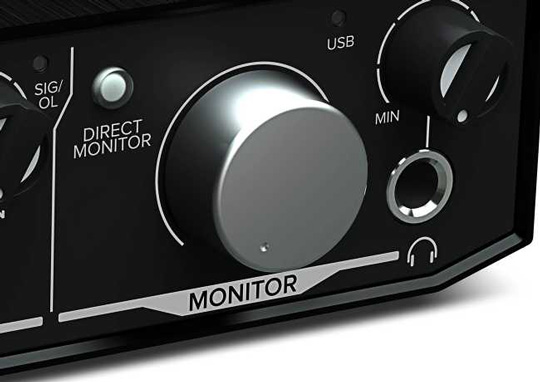 Onyx Series USB Audio Interface Direct Monitoring