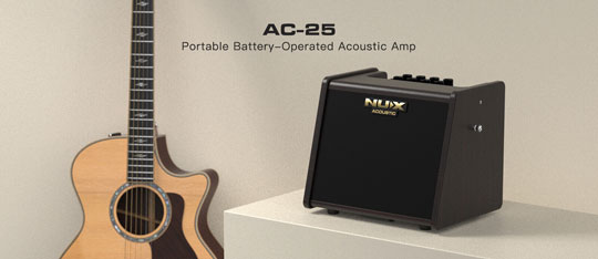 NU-X AC-25 Portable Battery Operated Acoustic Amp