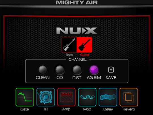 NU-X Guitar Mode