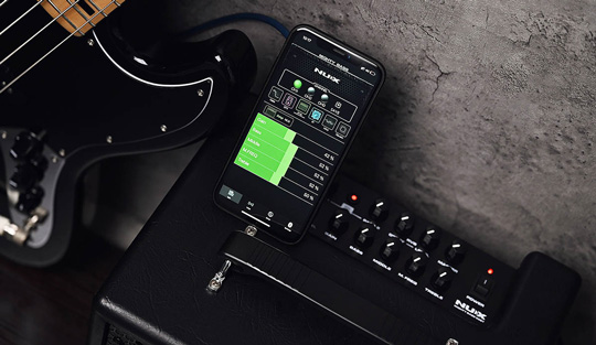 NU-X Mighty Bass 50BT Mobile App in Use