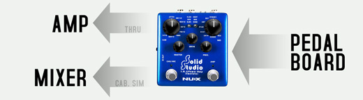 NU-X Solid Studio Gig Saver Connection