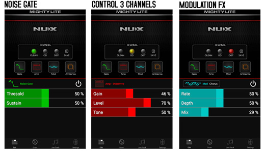 NU-X APP 3 Effects