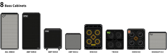 NU-X MG30 8 Bass Cabinets