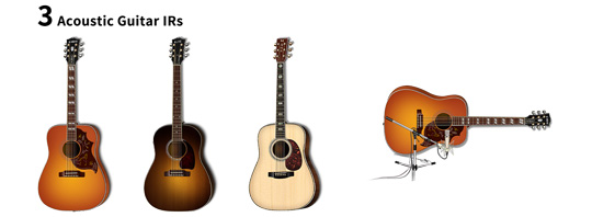 NU-X MG30 3 Acoustic Guitars IRs