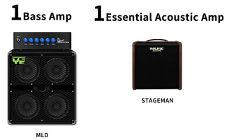 1 Bass Amp & 1 Acoustic Amp Models