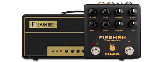 NU-X Fireman Distortion Controls