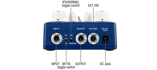 NU-X Queen of Tone I/O Jacks