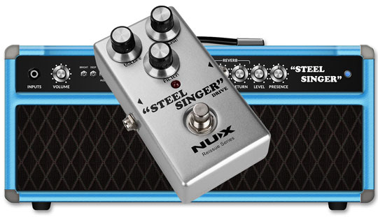 NU-X Reissue Steel Singer Overdrive Pedal