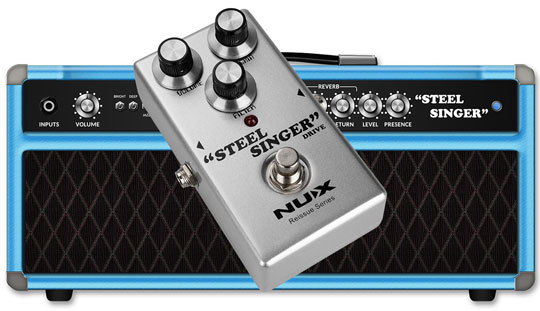 NU-X Reissue Steel Singer Overdrive Pedal