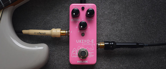 NU-X Ukiyo-E Chorus Stereo Input & Outputs