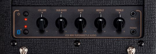 Vox Superbeetle Audio Control Panel