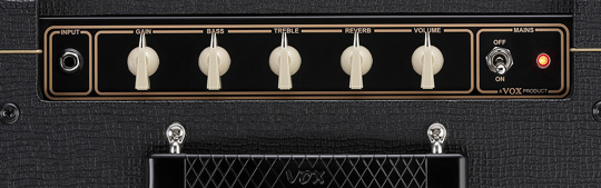 Vox AC10 Custom Amp Control Panel