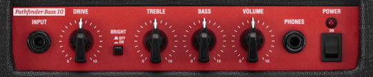 Vox Pathfinder 10 Bass Amp Controls