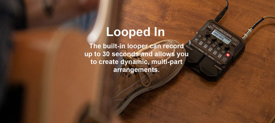 Zoom A1X Four Built-in Looper