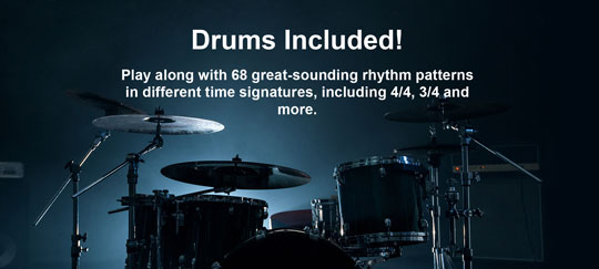 Zoom G1 Four 68 grat sounding drum rhythm patterns