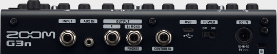 Zoom G3N Inputs & Outputs