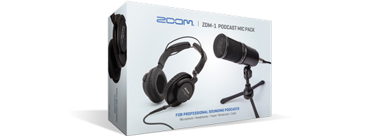 Whats in the Box for Zoom ZDM-1 Podcast Pack
