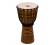 Toca Origins Series Rope Tuned Wood Djembe African Mask