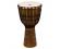 Toca Origins Series Rope Tuned Wood Djembe African Mask