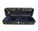 Violin Case - Oblong Hill Style Lightweight Black Exterior 3/4